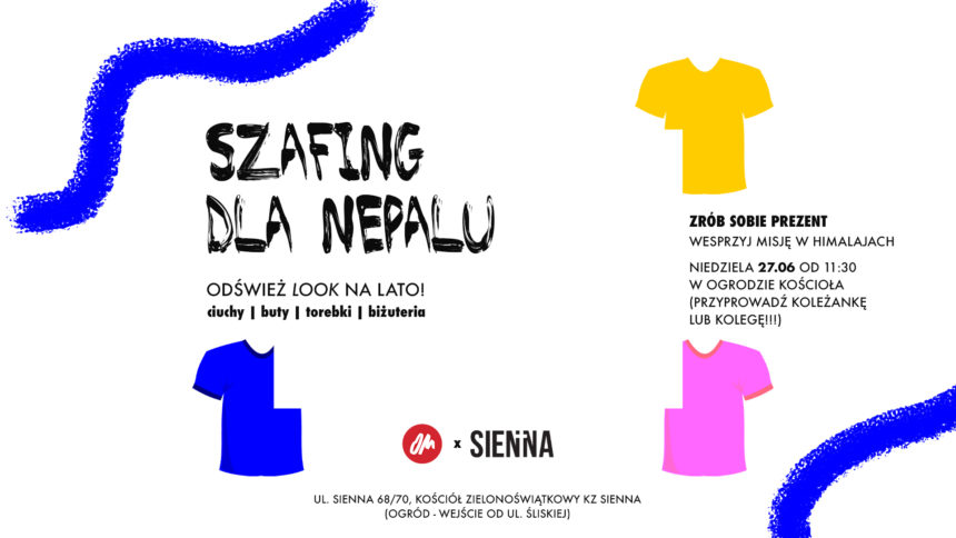 Szafing dla Nepalu – kiermasz ubrań!