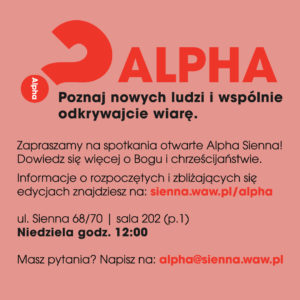 Alpha Sienna – Start już 8.10.2023! Alpha Sienna – Start już 8.10.2023!