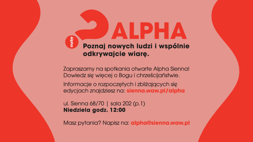 Alpha Sienna – Start już 8.10.2023! Alpha Sienna – Start już 8.10.2023!